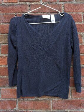 Vintage Liz Claiborne navy top